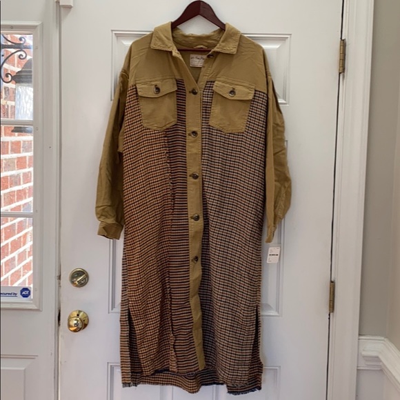 Free People Bentley Ombre Shirt Jacket "Shacket" S - Picture 3 of 9